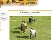 Tablet Screenshot of hestehagen.com